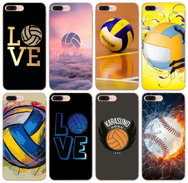 

tongtrade] painted fire volleyball sports jacket painted case for iphone 8 7 6 5 plus x xs 11 pro max samsung s5 huawei y6 lg k40 k50 case