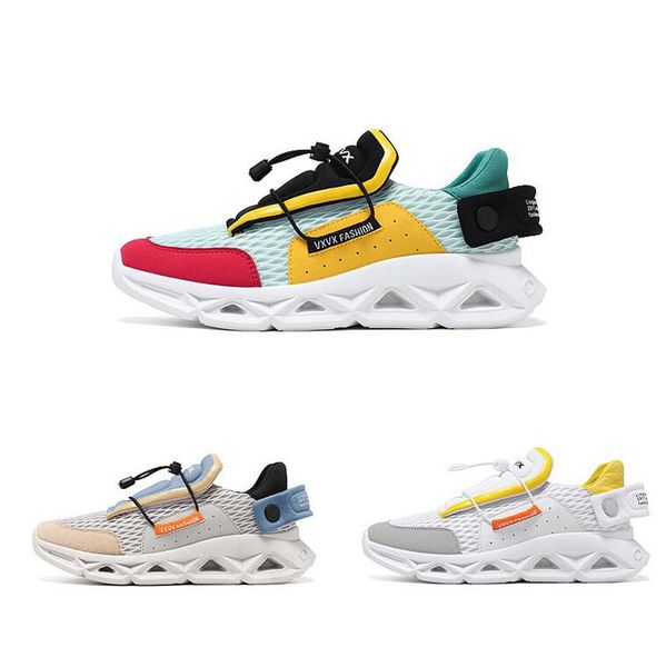 

brand new spring autumn fashion designer men shoes breathable air mesh casual shoes man sneakers, Black