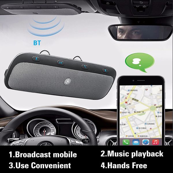 

multifunctional bt3.0 wireless car hands-multipoint handsspeakerphone speaker kit