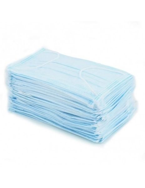 

dhl ship 10 1pcs masks breathable 3 layer dust blue with elastic comfortable ear string face mask aqyl