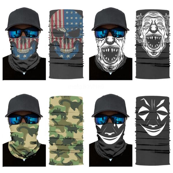 

off-road folding racing mountain bike outdoor ice silk skull scarf sports sunscreen skull scarf variety ice sense riding magic skull scar#94, Blue;black