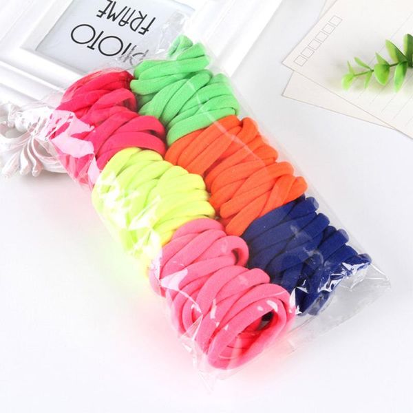 

20pcs/packet cute candy color elastic hair band rubber bands kids hairband hair accessories for girl headband rope ponytail