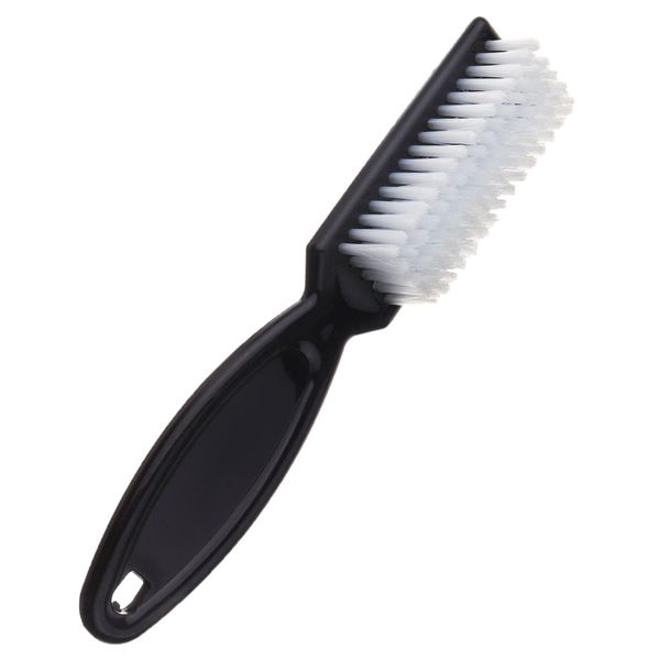 

personal professional synthetic shaving brush neck duster with black handle, Silver