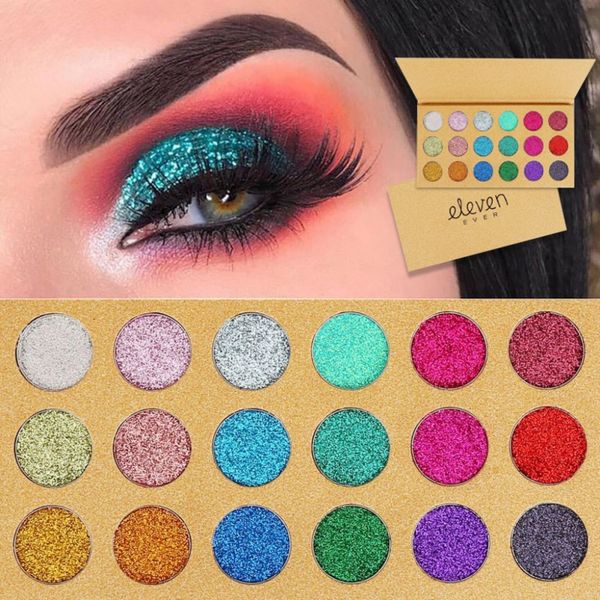 

18 colors glitter eyeshadow diamond palette long-lasting highly pigmented shimmery eye shadow pressed powder2018r7
