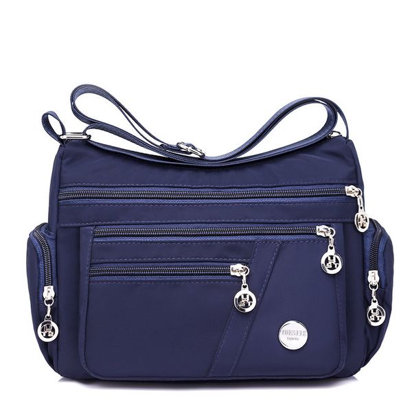 

fashion women messenger bags hobos shoulder zipper bag lightweight waterproof nylon oxford travel crossbody bag purses handbags
