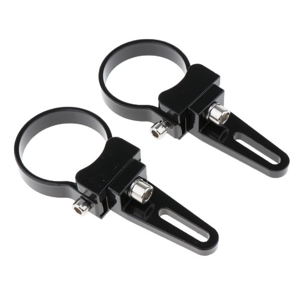 

one pair adjustable roll bar cage mounting brackets clamps for led spot flood work lights & light bars