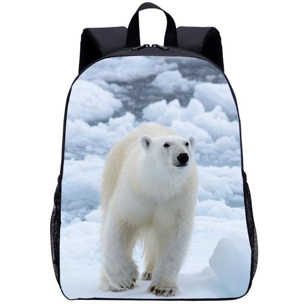 

yoiyen cute polar bear school bag for grade 5 kids children boys girls animal bags child student bag book casual