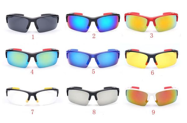 

windproof sunglasses men women sport bicycling sunglasses beach sun glasses half frame glasses, White;black