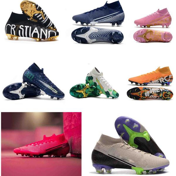 

2020 мужская футбольная обувь future lab mercurial superfly 7 elite fg cr7 футбольные бутсы neymar футбольные бутсы scarpe da calcio 022