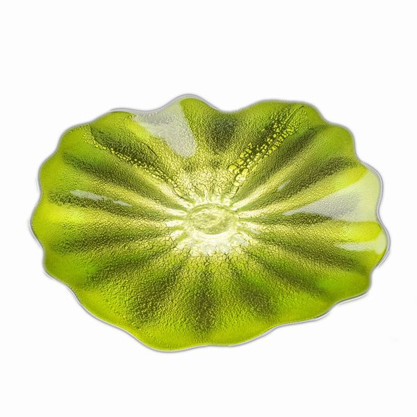 

murano glass hanging plates wall art green color hand blown murano glass elegant tiffany stained light