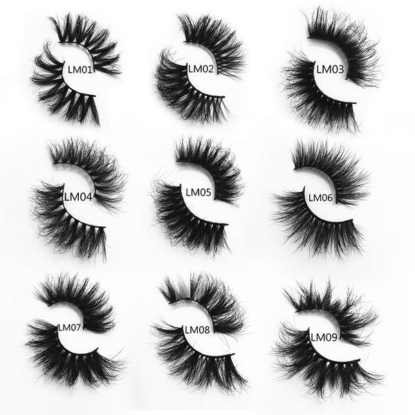 

rainsin40 pair 25mm mink lashes popular 3d mink wholesale 28 mm 16 styles thick long soft wispy fluffy lm 01-16