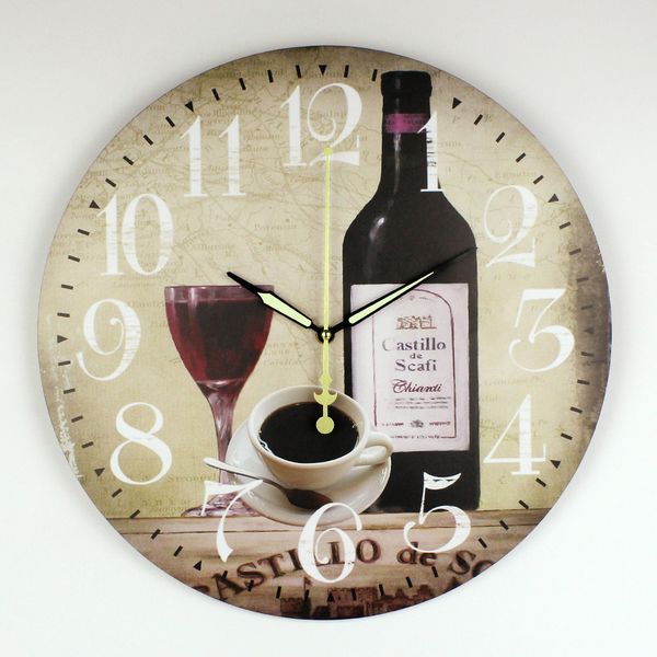 

home wall decor clock silent modern design cafe office bar kitchen dining room decorative watches vintage large art wall clocks