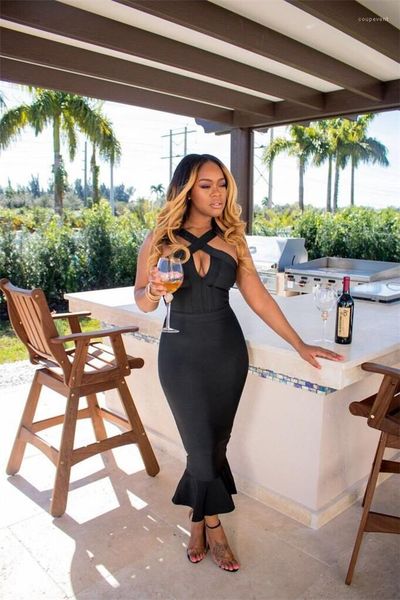 

pencil club dresses fashion panelled hollow out women dresses criss-cross halter dress summer black bodycon, White;black