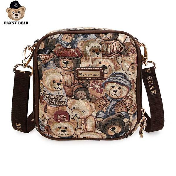 

дэнни медведь женщины моды мини crossbody сумки квадратный медведь lady commute мультфильм мешки плеча dmb8115083
