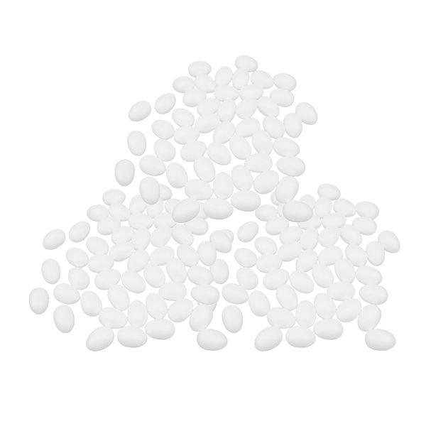 

150x polystyrene egg, white easter egg for crafting and decorating, 5cm