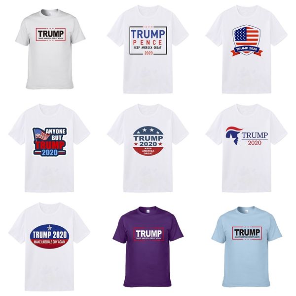 

20ss designer comfortable cotton print t shirtrump t shirts white black trump t-shirt street hip hop tees short sleeve palm trump t shir
