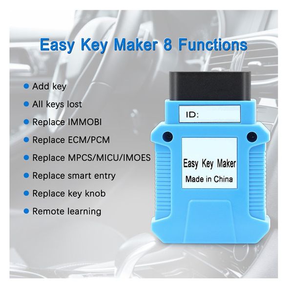 

obdii for easy key maker support all keys lost transponder key for acura programmer registering diagnostic tool