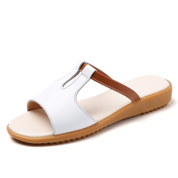 

2020 slippers of fish women home summer beach ourdoor slides ladies slipers platform mules shoes woman flats zapatos de mujer, Black