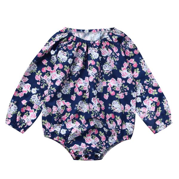 

New Casual Newborn Baby Girl Clothing Long Sleeve Floral Romper Jumpsuit Outfit Sunsuit Clothes 0-24M G