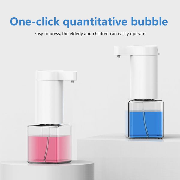 

250ml usb charge button shape liquid soap dispenser sterilization disinfection foam soap dispenser for bathroom kitchen office
