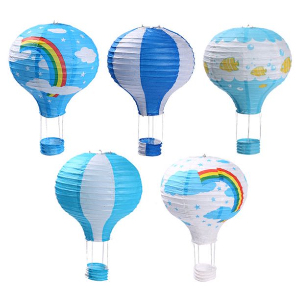 Hot Air Balloon Paper Lantern Bedroom Fun Lamp Ceiling Light Shade