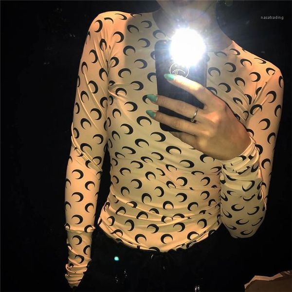 

дизайнер с длинным рукавом тощий одежда уличный стиль шорты ночной клуб комбинезоны женские полумесяц печати комбинезоны sexy, Black;white