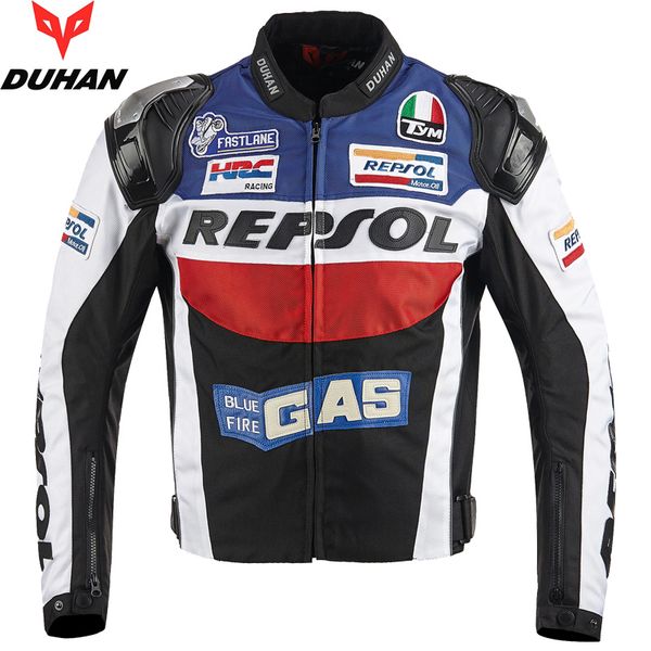 

duhan motorcycle jackets moto gp repsol motorbike racing jacket oxford riding jersey