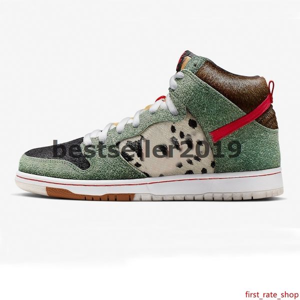 

новй sb dunk high dog walker кѬоовки дл mens black green инѬђкоѬ дизайнеѬкий бѬенд dunks жен