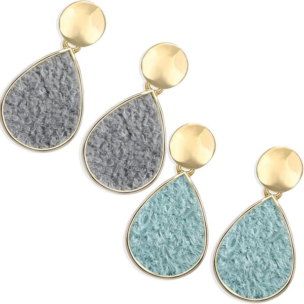 

earrings originality concise drip form set lint paillette ear nail temperament earring, Golden;silver