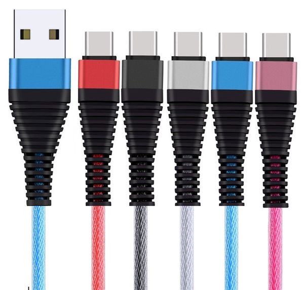

Durable u b cable tyep c micro data charger cable 1m 3ft alloy wire for am ung 8 9 10 htc lg android phone