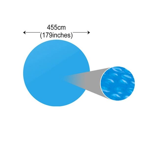 

driving pool solar cover approximately 455cm, cm for 549 pools, blue surfboards