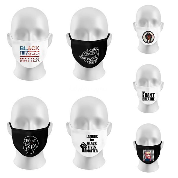 

fashion 2020 letter face masks washable designer letter face mask american presidential election cotton mask 9 styles cloth reusable face m