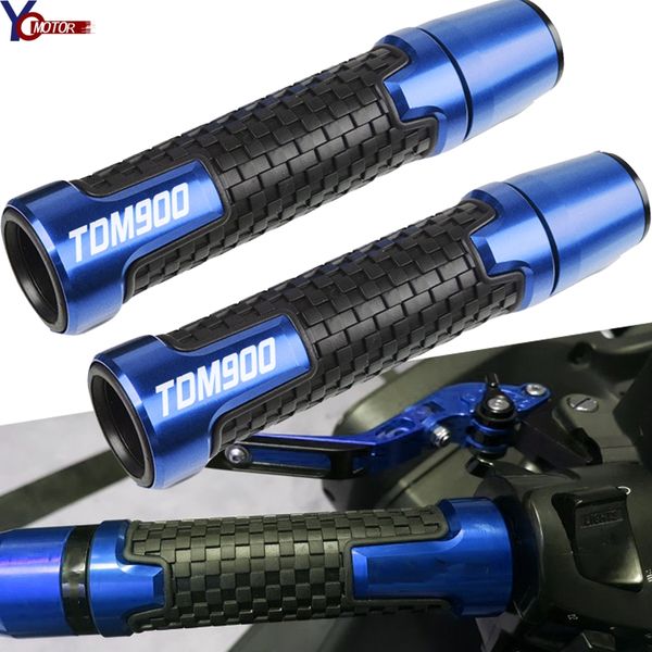 

aluminum + plastic motorcycle handlebar grips for yamaha tdm 900 tdm900 tdm-900 2012 2013 2014 anti-skid scooter handle grips