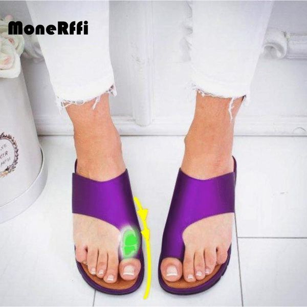 

monerffi 2019 new fashion woman outdoor sandals -heel soft bottom comfortable sandals plus size 35-43, Black
