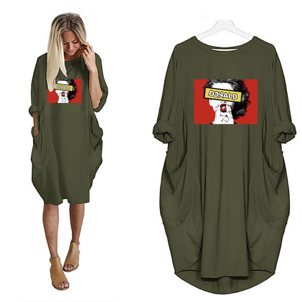 

новое пођпление женкие дизайнеѬкие ђболки длинна длина мода лео вободн, White