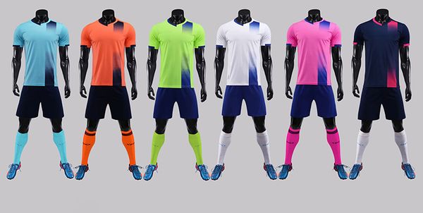 

wholesale customized men football uniforms,mens kits sports clothes tracksuits,discount boy football sets with shorts b08-01, Black;red