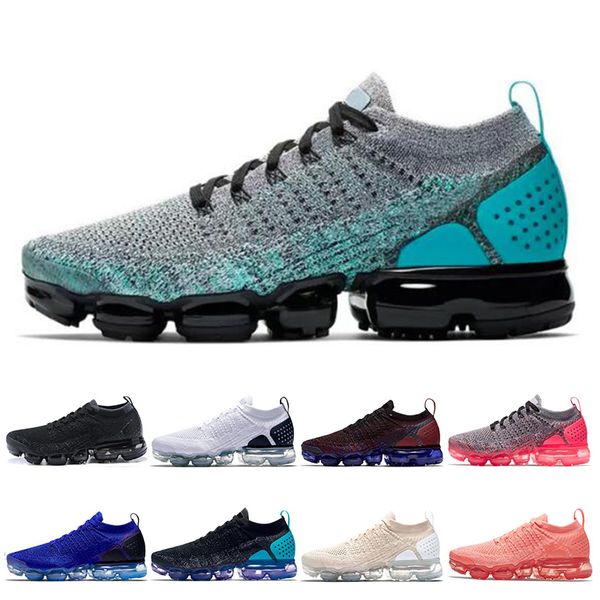 

new knit 2.0 fly men women running shoes triple black white be true crimson pulse red orbit mens trainers sneakers 36-45