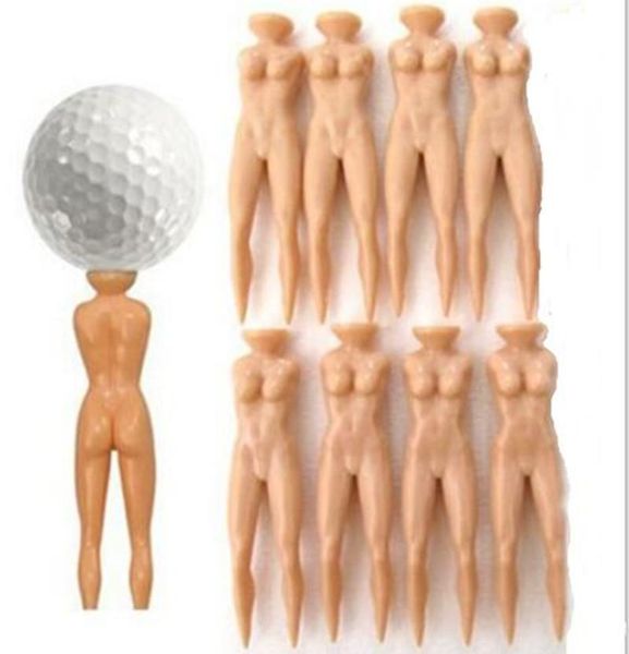 

mounchain 8pcs/bag golf tees golf accessories plastic practice training golfer tees for trainer