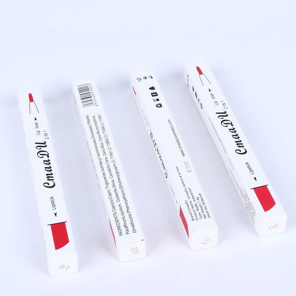

cmaadu lipstick lip liner 2 in 1 beauty pigment matte lipstick 6 colors waterproof and long-lasting dhl ing