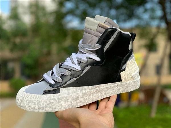 

with box blazers mid x sacai skate shoes high low casual sneakers designer canvas shoes mens womens zh0633