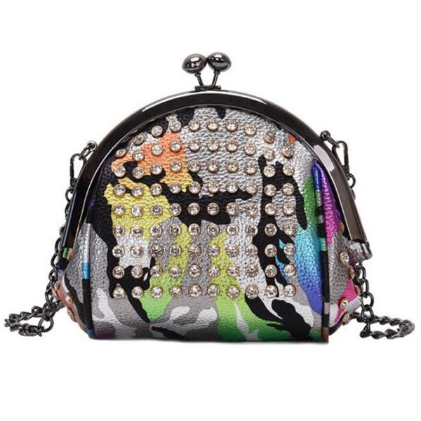 

asds-personality diamond shell pack new temperament tote chain shoulder messenger bag evening clutch