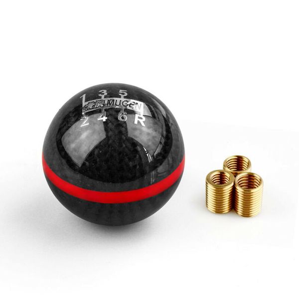 

carbon fiber gear shift knob spherical -sfn013-6 for civic parts