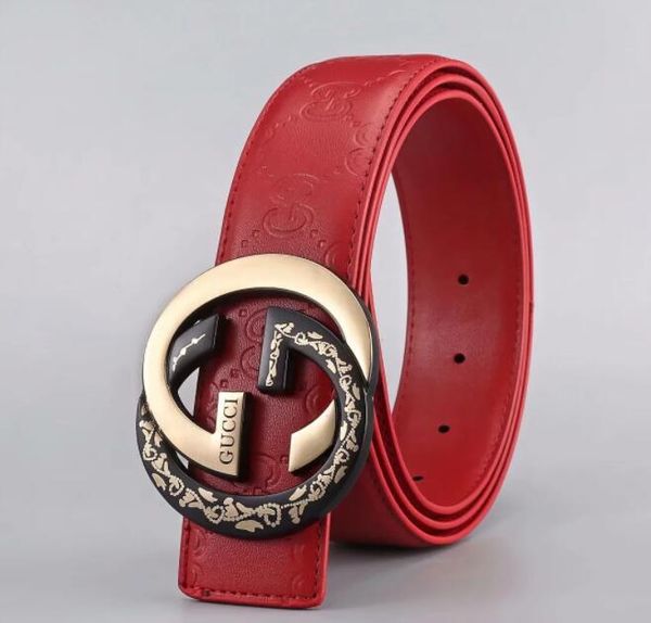 

genuine leather belt automatic buckle designer belts men women new mens belts belt ing, Black;brown