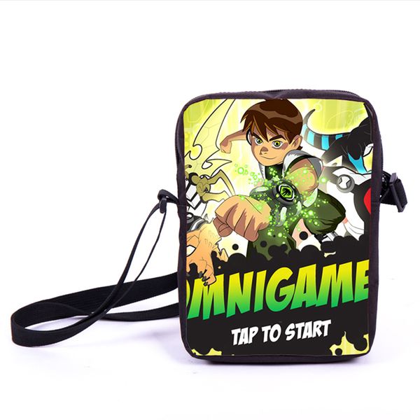 

cartoon ben 10 tennyson mini messenger bags boys girls daily travel shoulder bags kids toddlers book snacks toys