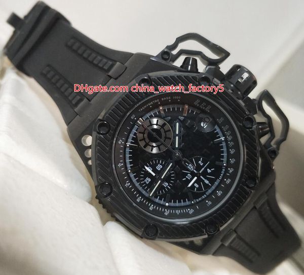 

items 42mm offshore survivor 26165io.00.a002ca.01 black pvd case vk quartz chronograph workin mens watch watches, Slivery;brown