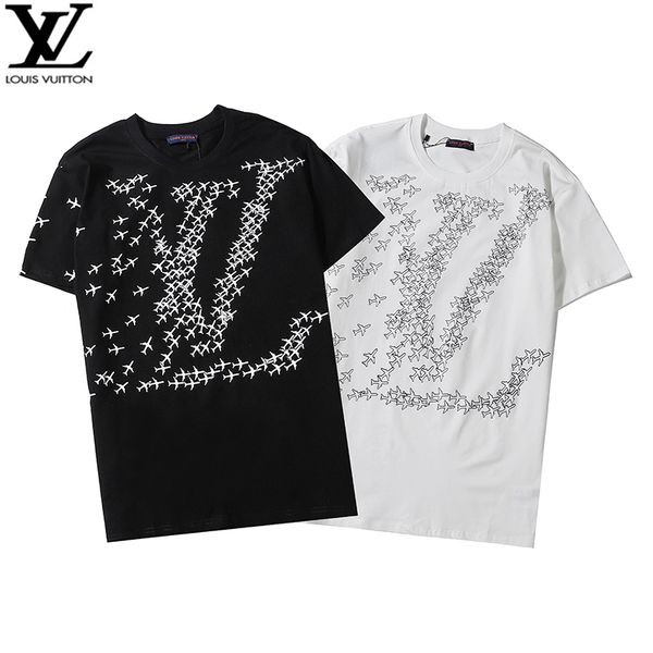 

2019 latest summer women's wear clothing 100% cotton comfortable women's t shirt, printed with english letters men's t shirt, White