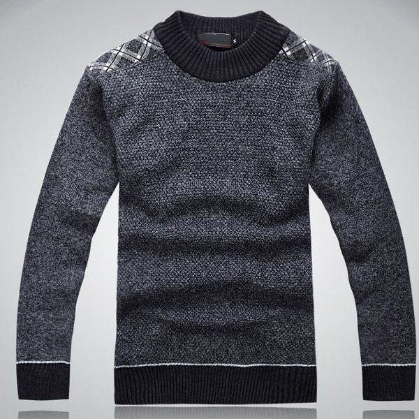 

men knitted sweater outwear pullovers kucun, White;black