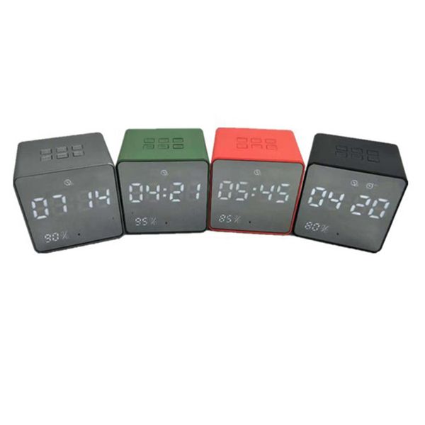 

led screen alarm clock radio power display digital clock bluetooth speakers slc88