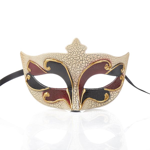 

venetian mask half face mask masquerade crown crack theme party decorations cosplay halloween party
