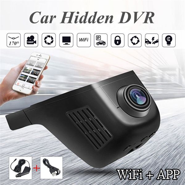 

2018 car dvr mini wifi car camera full hd 1080p dash cam registrator video recorder camcorder dual lens dvr app control #